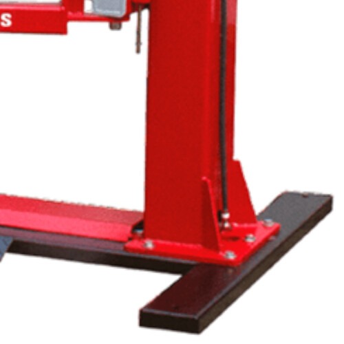 Elevador automotivo hidr�ulico 4 toneladas vermelho monof�sico - EH-4000  220V