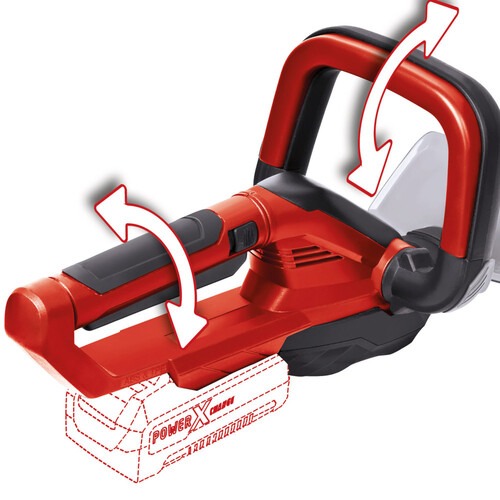 Aparador de cerca viva a bateria 18V 620 mm com bateria e carregador - GC-CH 1855/1  110V/220V