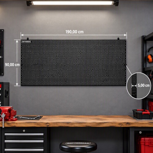 Painel para ferramentas perfurado met�lico 1900 x 900 mm - RLL-150