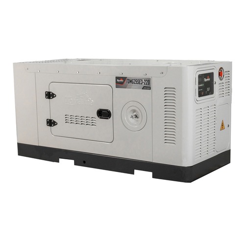 Gerador de energia 27,5 Kva a diesel cabinado partida el�trica trif�sico 220V - TDMG25SE3-220