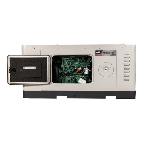 Gerador de energia 27,5 Kva a diesel cabinado partida el�trica trif�sico 220V - TDMG25SE3-220