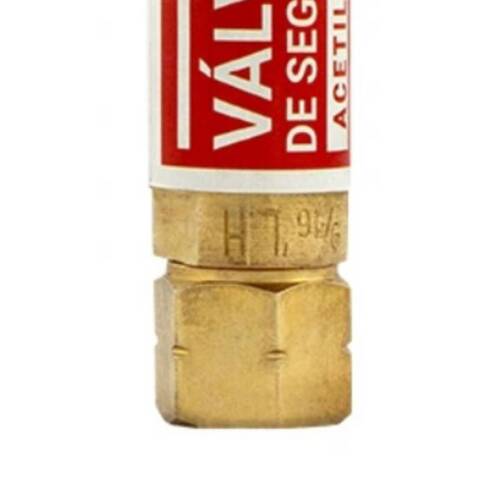 Válvula corta fogo acetileno para regulador - RG - Acetileno Válvula corta fogo acetileno para regulador - RG - Acetileno
