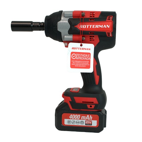 Kit Elevador automotivo 2,6t trif�sico EC-2600 + Chave de impacto bateria 21V 2 baterias RCI2170