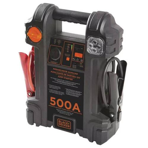 Kit Auxiliar de partida 500A 12V JS500S + Chave impacto Parafusadeira 21V 2 baterias RCI2135