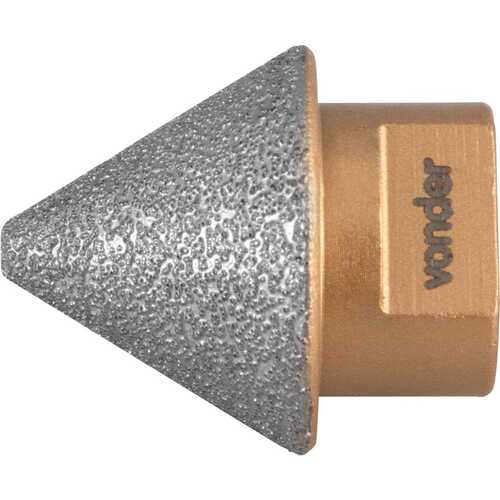 Fresa c�nica diamantada 5 a 35 mm