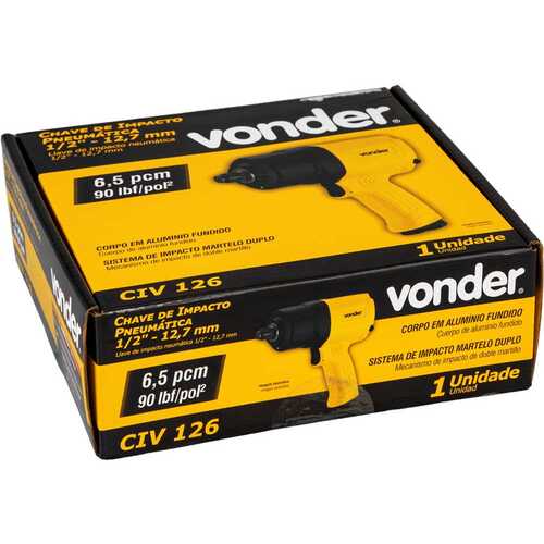 Chave de impacto Vonder CIV 126 pneum�tica encaixe 1/2