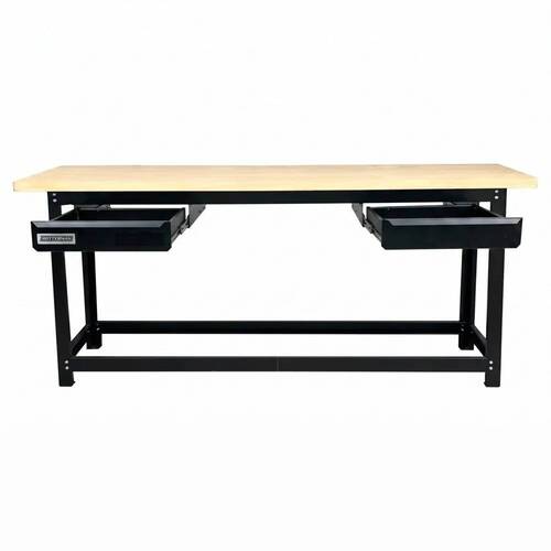 Bancada desmont�vel aberta 2.000 x 600 mm com tampo de pinus