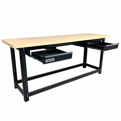 Bancada desmont�vel aberta 2.000 x 600 mm com tampo de pinus