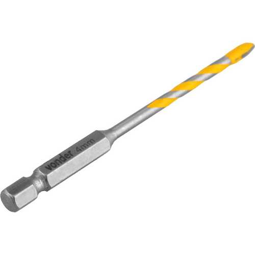Broca de metal duro Vonder para porcelanato 4 mm