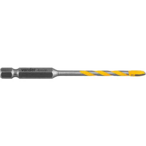 Broca de metal duro Vonder para porcelanato 4 mm