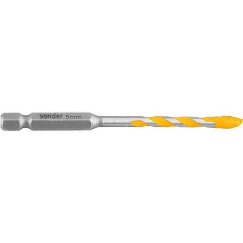 Broca de metal duro Vonder para porcelanato 5 mm