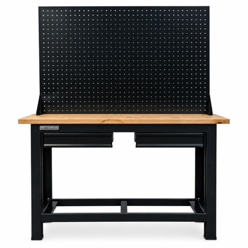 Bancada com 2 gavetas e painel para ferramentas perfurado met�lico - RLL-215P