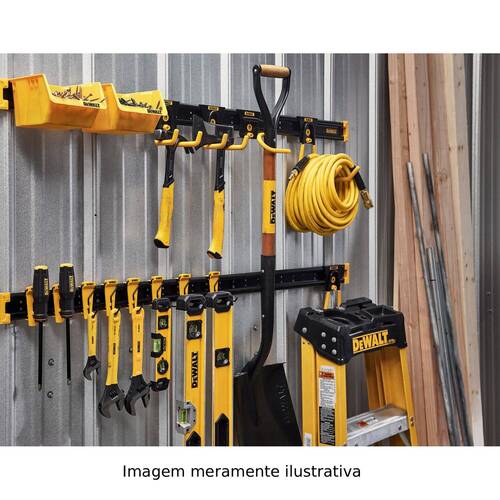 Gancho simples Dewalt DWST82805 para trilho metálico Gancho simples Dewalt DWST82805 para trilho metálico