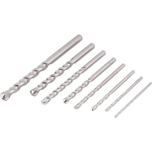 Jogo de broca de w�dea para concreto de 3 a 12 mm com 8 pe�as 