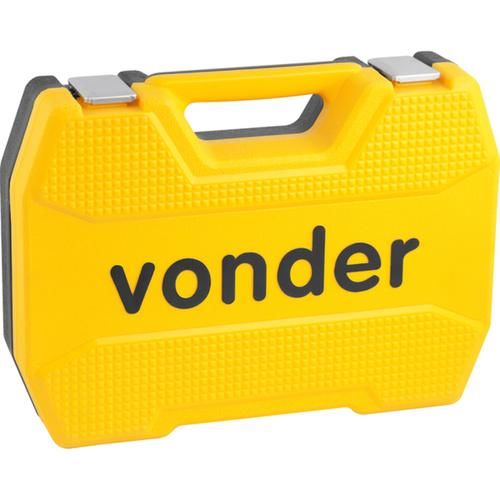 Jogo de soquetes e ponteiras encaixe de 1/4