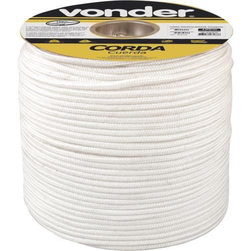 Corda multifilamento tran�ada 8 mm rolo com 258 metros