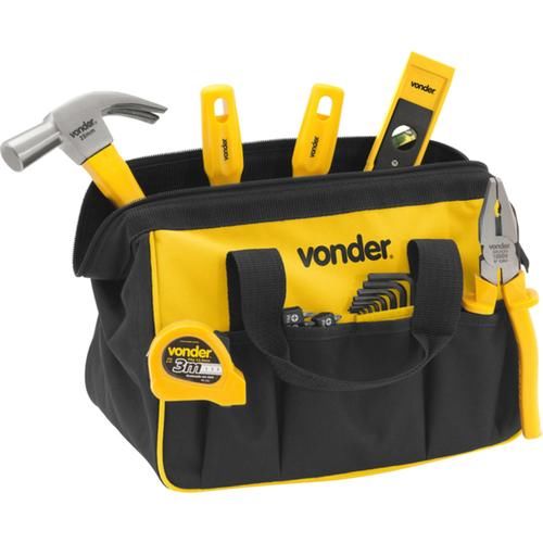 Jogo de ferramentas com 35 pe�as e bolsa