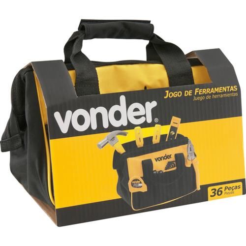 Jogo de ferramentas com 35 pe�as e bolsa