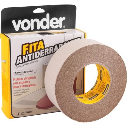 Fita adesiva antiderrapante 50 mm x 15 m transparente Fita adesiva antiderrapante 50 mm x 15 m transparente