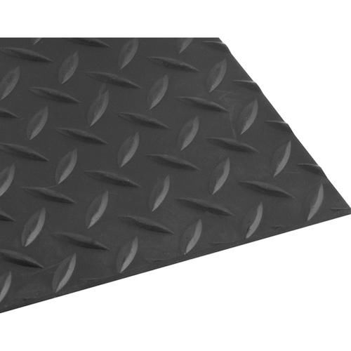 Piso de borracha antiderrapante tipo diamante 2,5 mm x 20 metros 