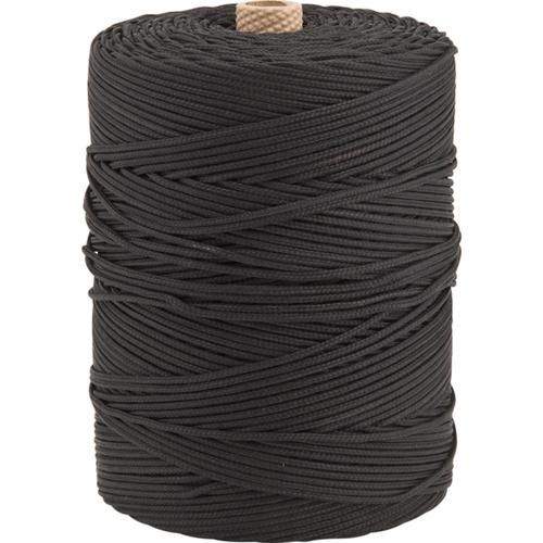 Corda multifilamento 2,0 mm preta rolo com 408 metros Corda multifilamento 2,0 mm preta rolo com 408 metros