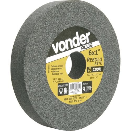 Rebolo reto para metal duro 6