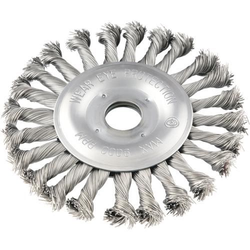 Escova de a�o inox circular torcida 4.1/2