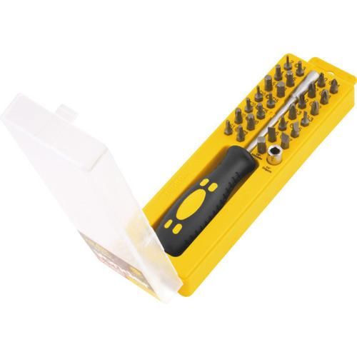 Jogo de bits e ponteiras com 29 pe�as encaixe sextavado 1/4