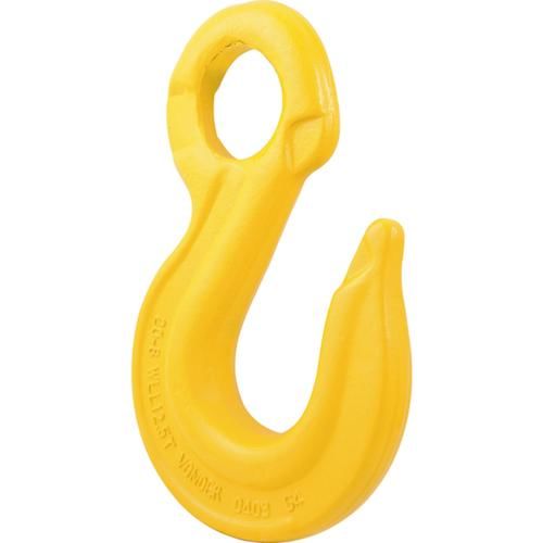 Gancho de aço capacidade 3,15T com olhal sem trava Gancho de aço capacidade 3,15T com olhal sem trava