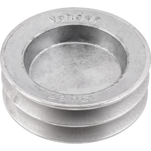Polia de alumínio 2 canais B 130 mm - 6684220130 Polia de alumínio 2 canais B 130 mm - 6684220130