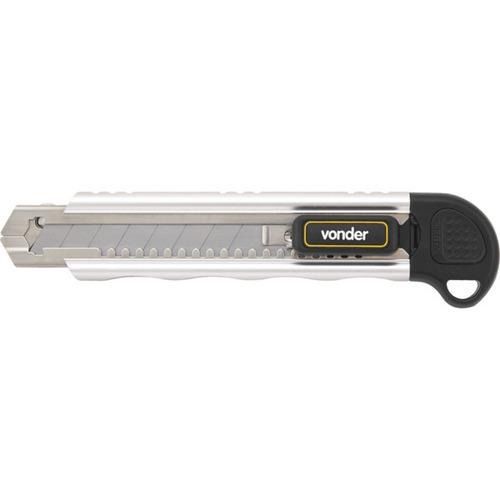 Estilete largo em alum�nio 18 mm com 5 l�minas - ES918 