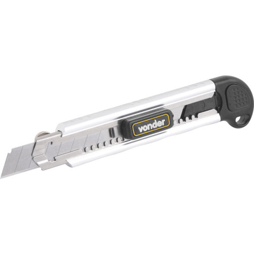 Estilete largo em alum�nio 18 mm com 5 l�minas - ES918 