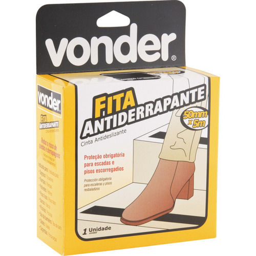 Fita adesiva antiderrapante 50 mm x 5 m cinza 