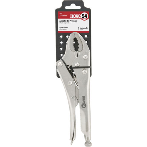 Alicate de press�o bico curvo 10