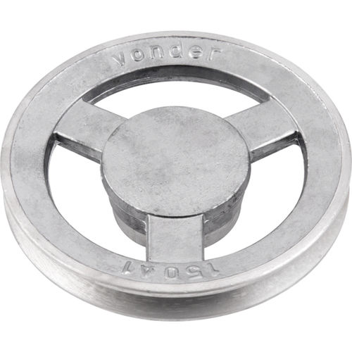 Polia de alumínio 1 canal A 150 mm - 6684110150 Polia de alumínio 1 canal A 150 mm - 6684110150