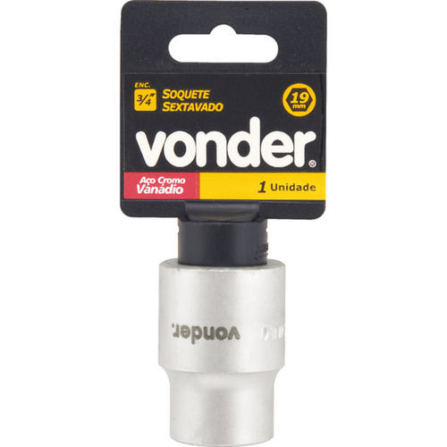 Soquete sextavado 19 mm encaixe 3/4