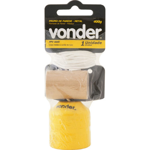 Prumo de parede de metal 400 g 