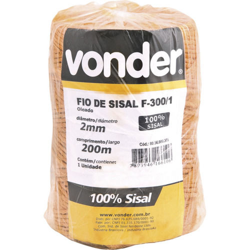 Fio de sisal oleado F-300/1 Fio de sisal oleado F-300/1