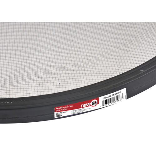 Peneira com aro pl�stico para areia 55 cm - PPN 0855