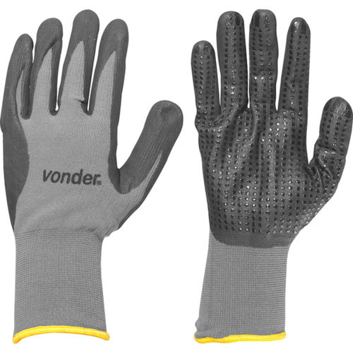 Luva de poliamida com borracha nitrílica tamanho 9 - PNV 0900 Luva de poliamida com borracha nitrílica tamanho 9 - PNV 0900