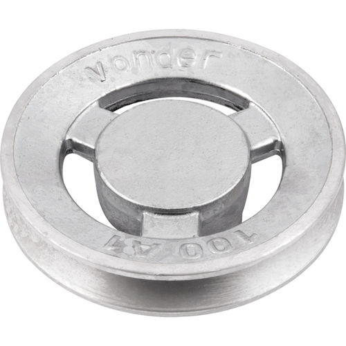 Polia de alumínio 1 canal A 100 mm - 6684110100 Polia de alumínio 1 canal A 100 mm - 6684110100