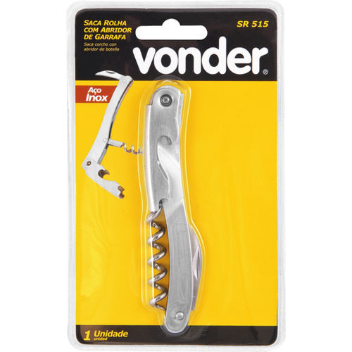Saca-rolha com abridor de garrafas - SRV 515 