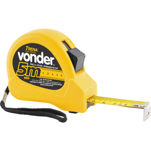 Trena com fita de a�o 19 mm x 5 m com trava 
