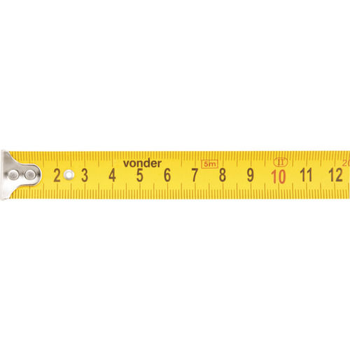 Trena com fita de a�o 19 mm x 5 m com trava 