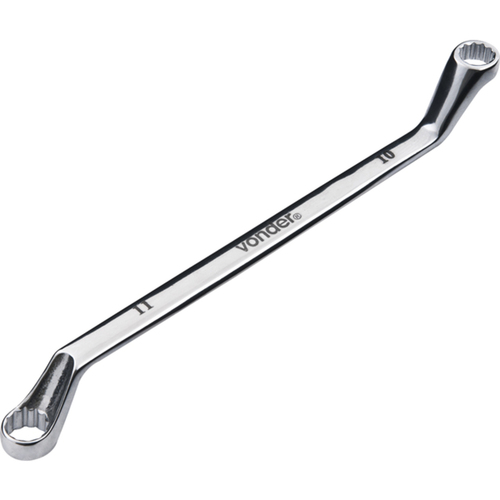 Chave estrela 10 x 11 mm a�o cromo van�dio