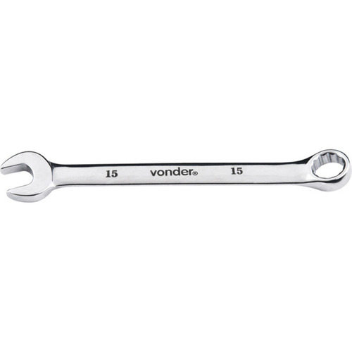 Chave combinada 15 mm a�o cromo van�dio