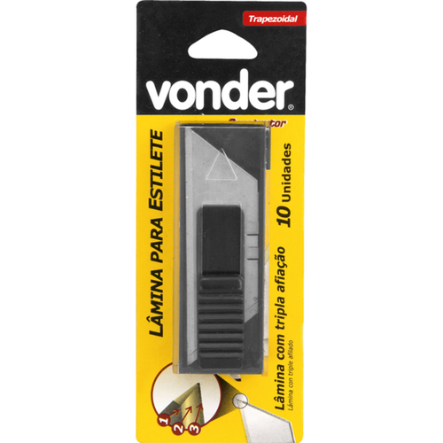 L�mina trapezoidal para estilete construtor