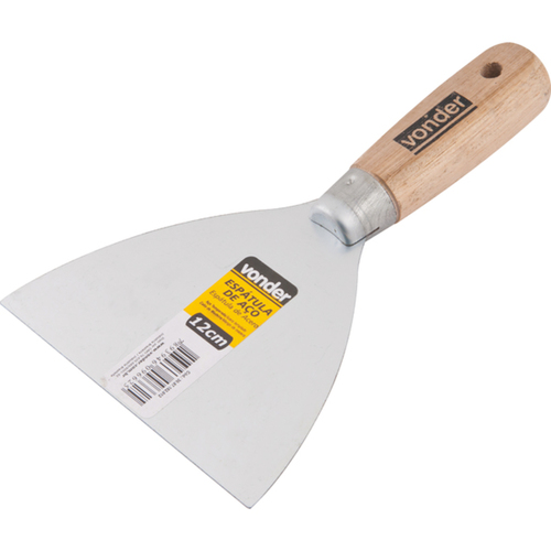 Esp�tula 8 cm cabo de madeira