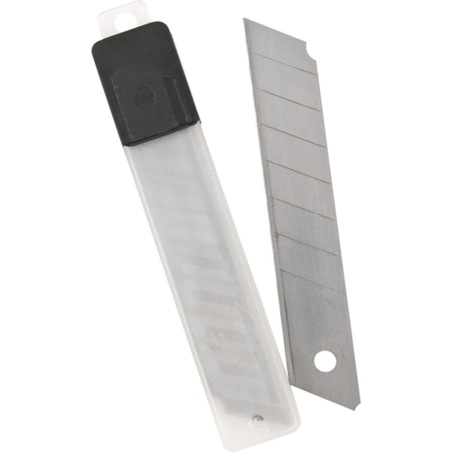 Lâmina para estilete 18 mm com 10 unidades Lâmina para estilete 18 mm com 10 unidades