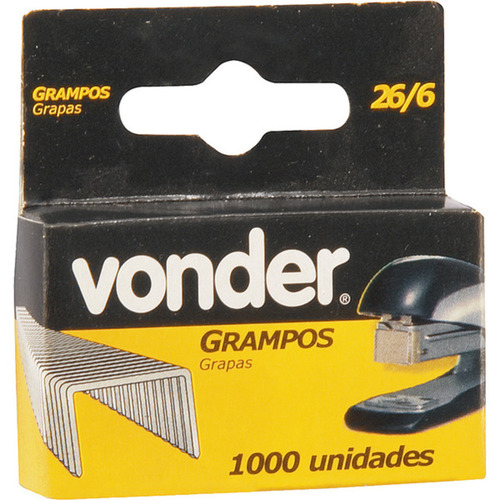 Grampo 6 mm para grampeador manual - 26/6 